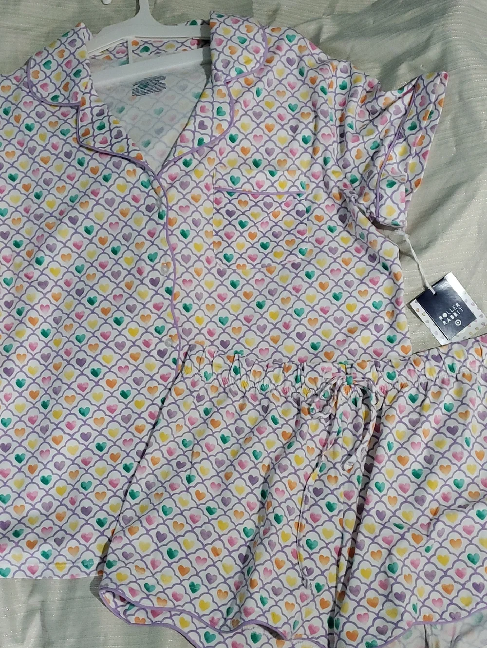 Roller Rabbit x Target Geo Heart Pajama Set - Picture 1 of 10